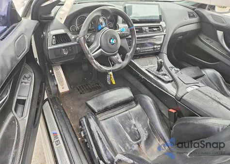 2013 BMW M6 from USA, damaged, VIN WBSLX9C51DC968660